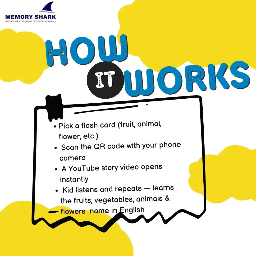 Memory Shark QR Flash Cards Memory Shark