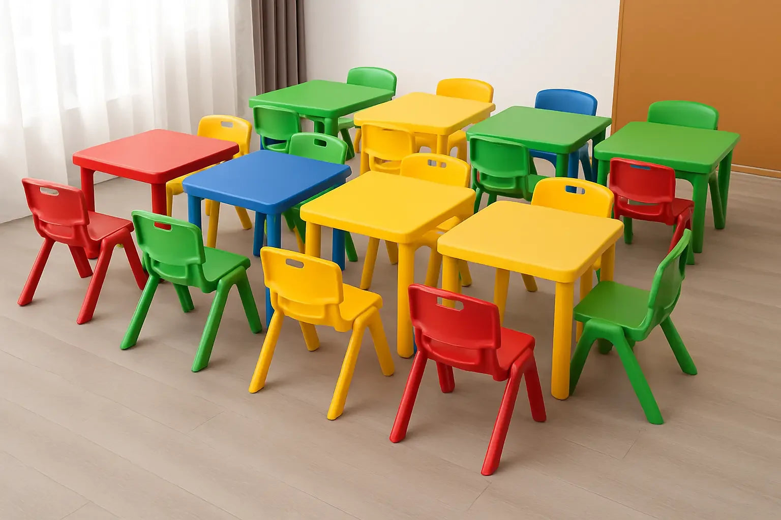 Memory Shark® Kids Study Table & Chair Set – Ergonomic, Durable & Playful - Memory Shark