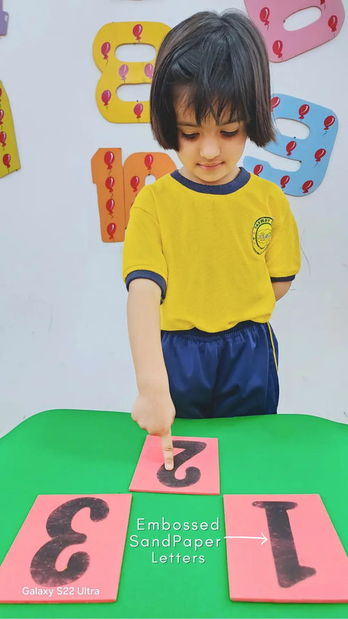 Montessori Sandpaper Uppercase Letters – Wooden Tracing Board for Kids (A–Z) - Memory Shark