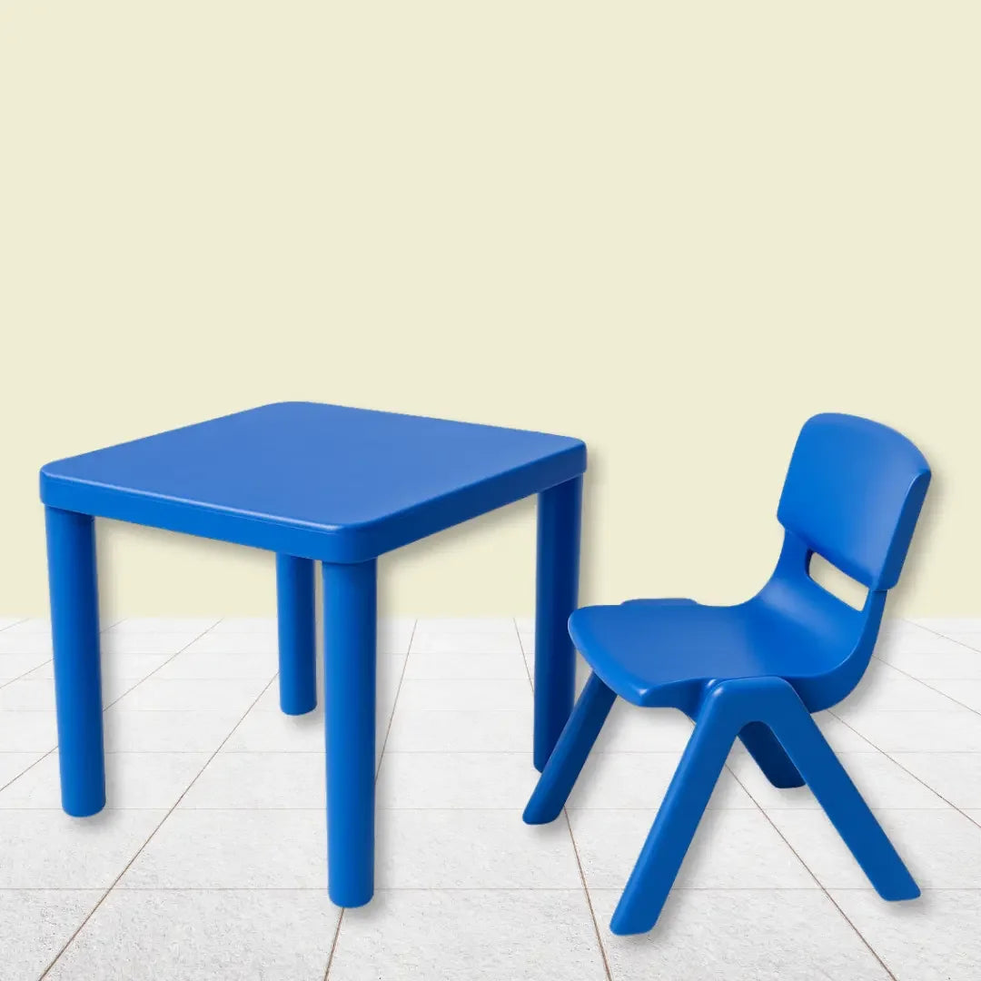 Memory Shark® Kids Study Table & Chair Set – Ergonomic, Durable & Playful - Memory Shark