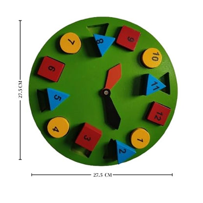Wooden Learning Clock for Kids