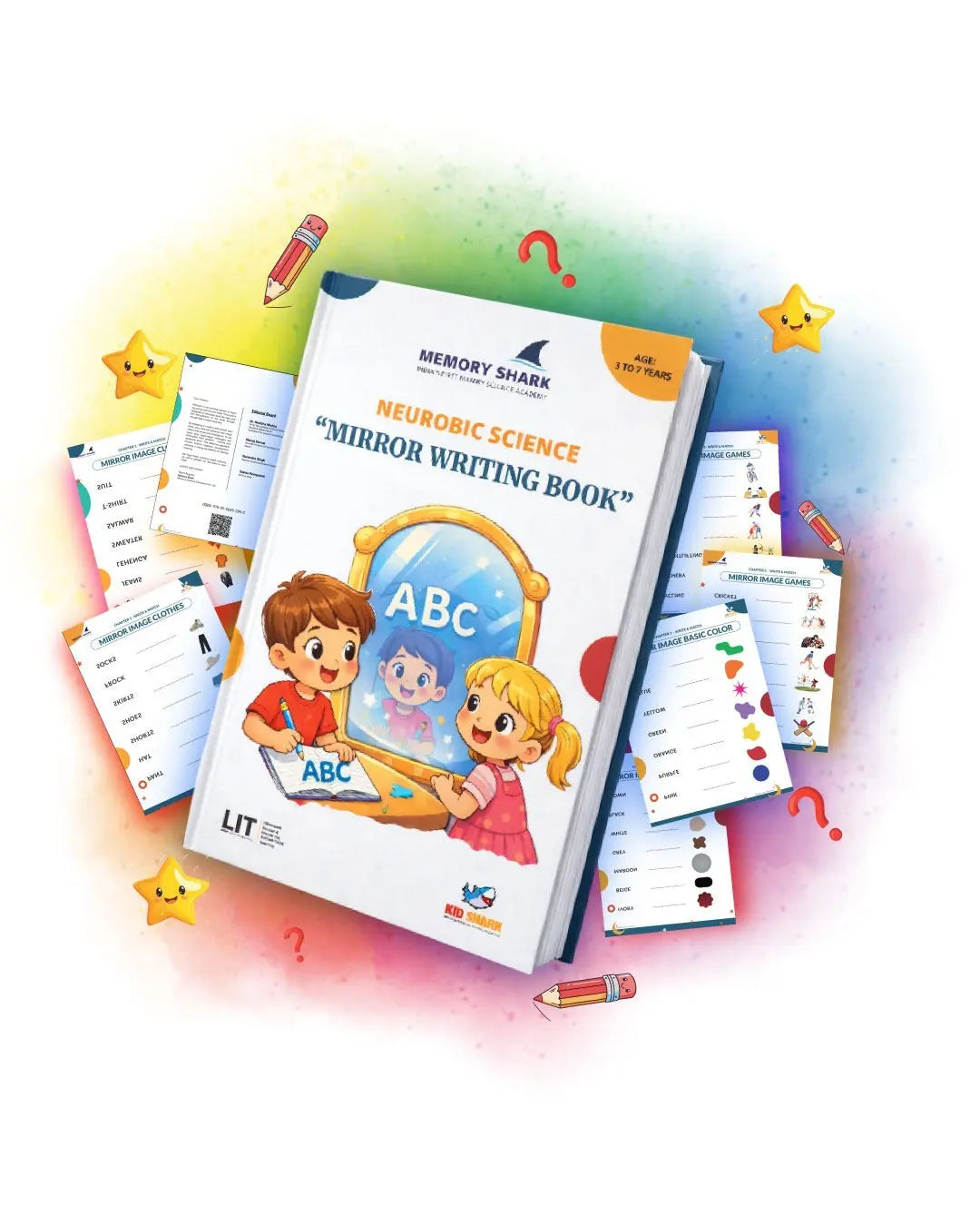 Neurobics Science Mirror Writing Book Memory Shark