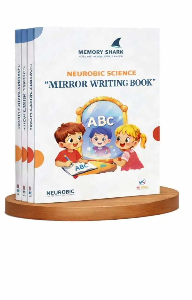 Neurobics Science Mirror Writing Book Memory Shark