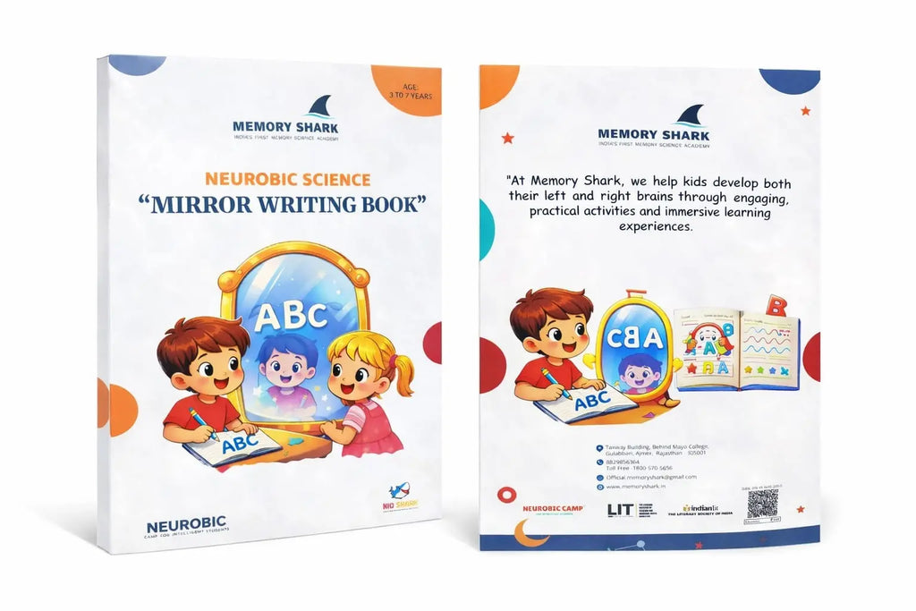 Neurobics Science Mirror Writing Book Memory Shark