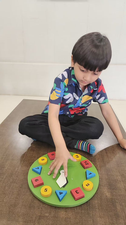 Wooden Learning Clock for Kids